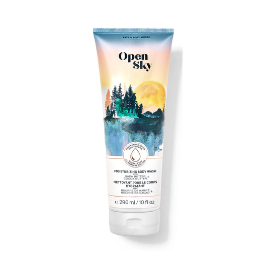 Bath and Body Works Gift Set of 2 - 10 Ounce Moisturizing Body Wash - (Open Sky)