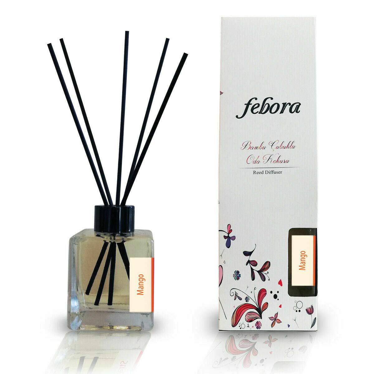 FEBORA Reed Diffuser 3.4 OZ /100ML. - Mango