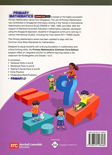 Singapore Math: Primary Math Common Core Workbook 4B