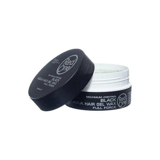 RedOne Aqua Hair Wax Maximum Hold Full Force Hair Gel, 150ml (6 pack) BLACK & WHITE