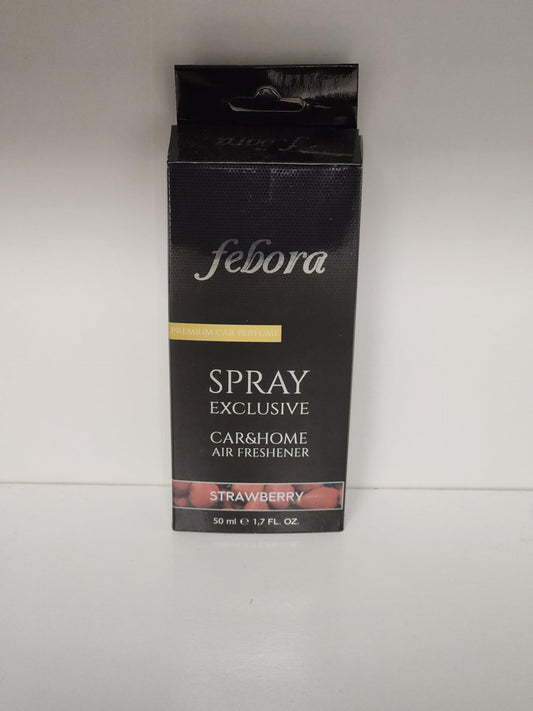 Strawberry Scent Car Air Freshener, 50ml, FEBORA