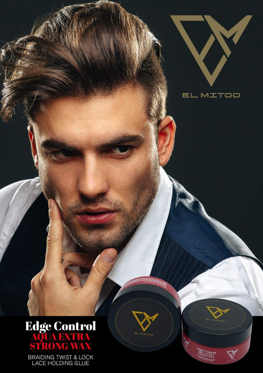 2X Edge Control Aqua Extra strong wax braiding twist&lock lace holding glue 150 ml