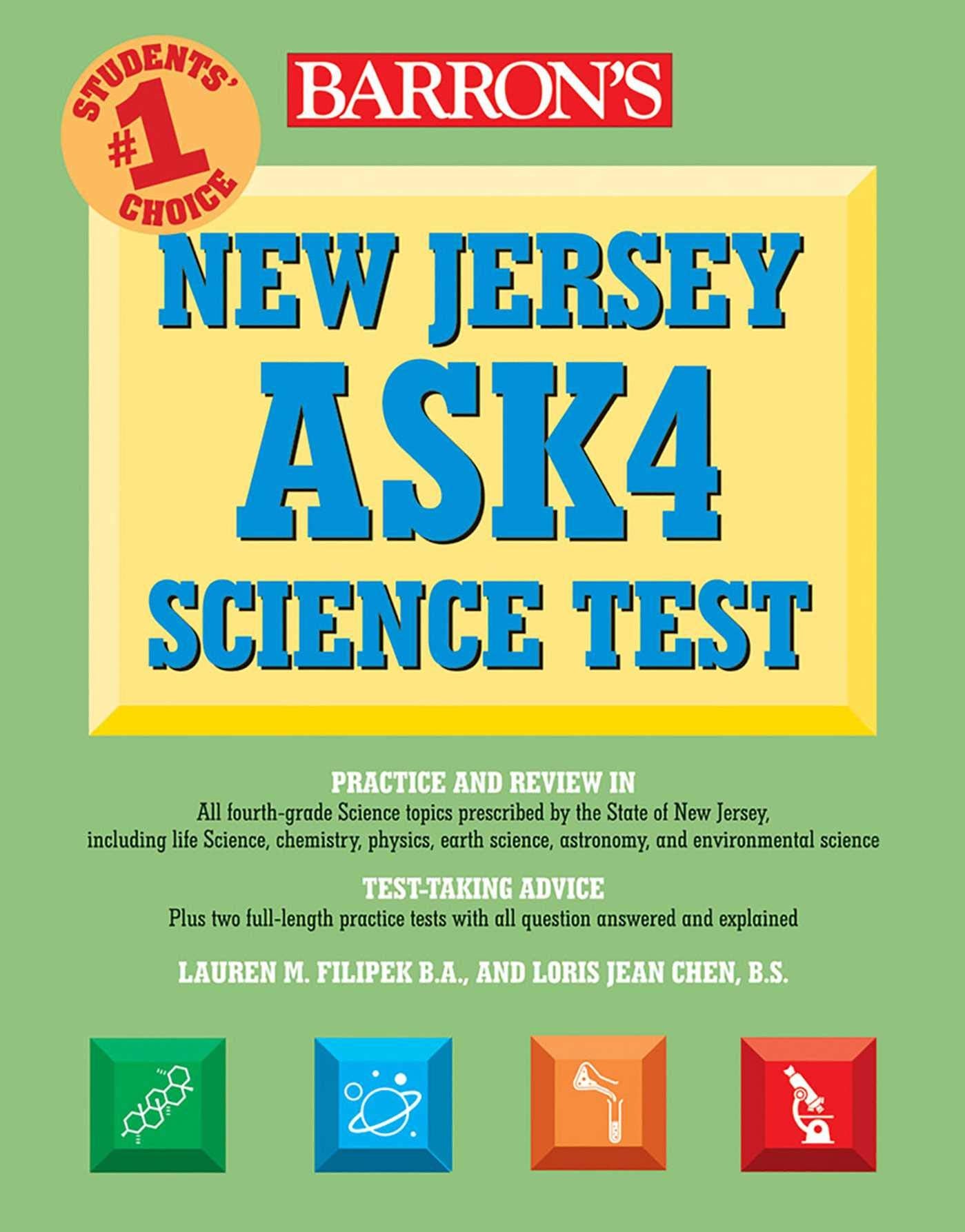 New Jersey ASK4 Science Test (Barron's Test Prep NJ)