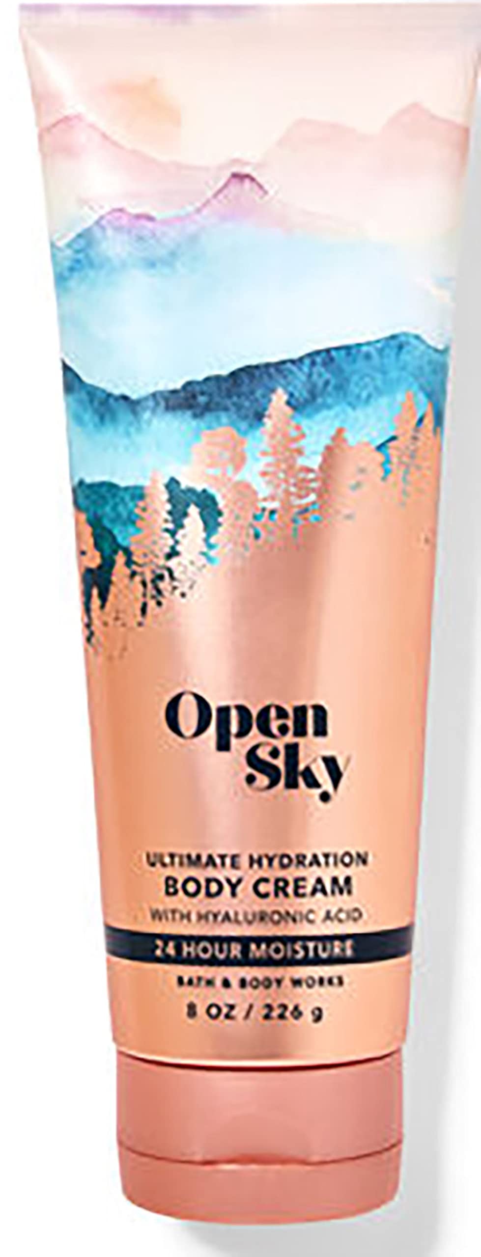 Bath & Body Works Open Sky Signature Collection Ultimate Hydration Body Cream For Women 8 Fl Oz (Open Sky)