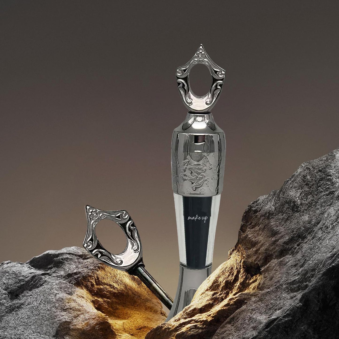 WUZHIBEI Handmade Natural Powder Eyeliner - Easy to Apply Formula, Intense Color Long-Lasting (Black)