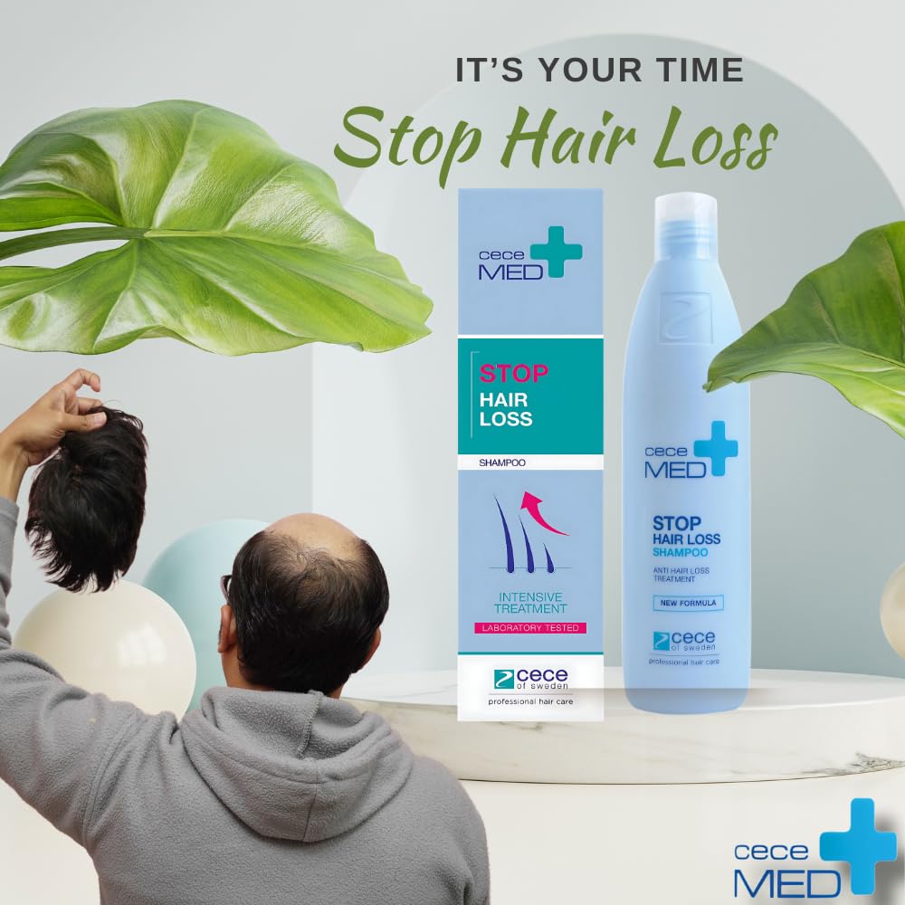 CECE MED Hair Shampoo, Effective from First Use, 10.1 fl oz, Long-Lasting Concentrated Formula, for Men and Women