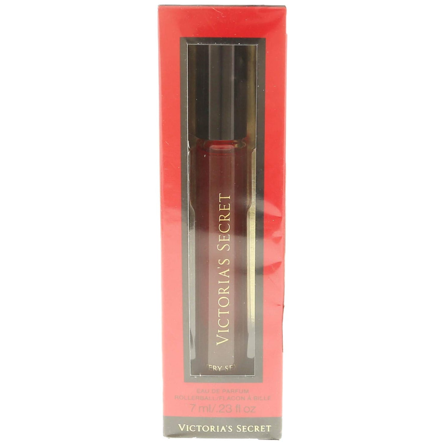 Victoria's Secret Eau De Parfum Roller ball Perfume Perfume Very Sexy Scent with Vanilla Orchid, Sun-drenched Clementine, and Midnight Blackberry - .23 oz - Red