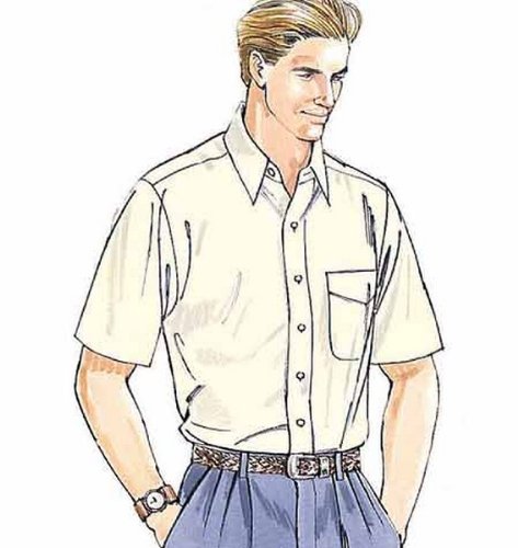 McCall's Patterns M2447 Men's Lined Vest, Shirt, Tie in Two Lengths and Bow Tie