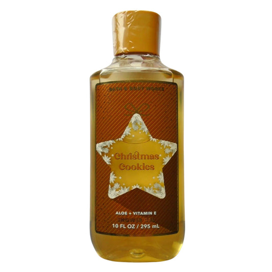 Bath and Body Works Gift Set of 2 - 10 Ounce Shower Gel (Christmas Cookies)