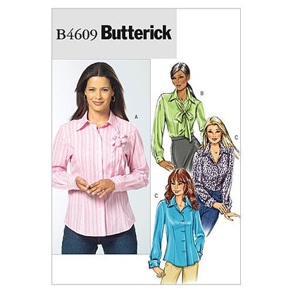 BUTTERICK PATTERNS B4609 Misses'/Misses' Petite Shirt, Size BB (8-10-12-14)