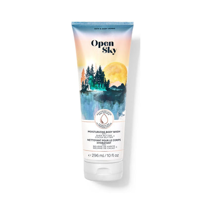 Bath and Body Works Gift Set of 2 - 10 Ounce Moisturizing Body Wash - (Open Sky)