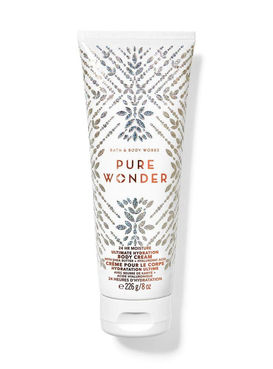 Bath & Body Works Pure Wonder Ultimate Hydration Body Cream Gift Set For Women, 8 Fl Oz (Pure Wonder)