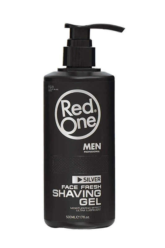 Red One Silver Face Fresh Shaving Gel 500ml