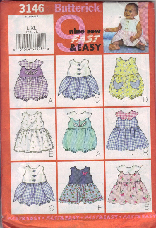 Butterick 3146 Infant's
