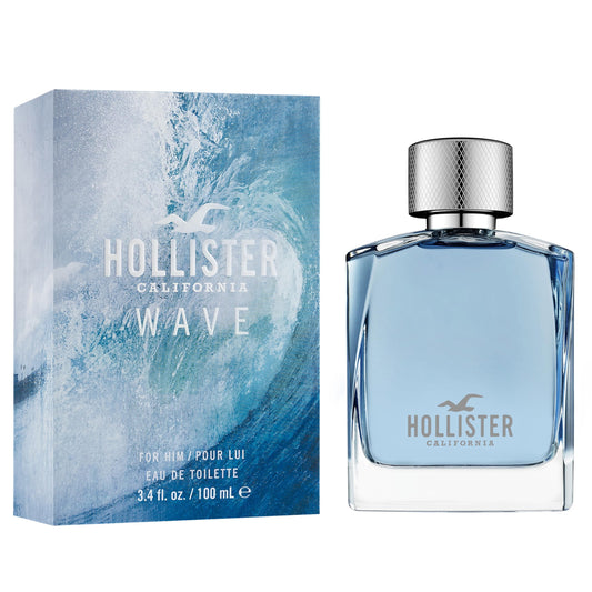 Hollister Wave Men Eau De Toilette, 3.4 Ounce, Multi, 100 ml