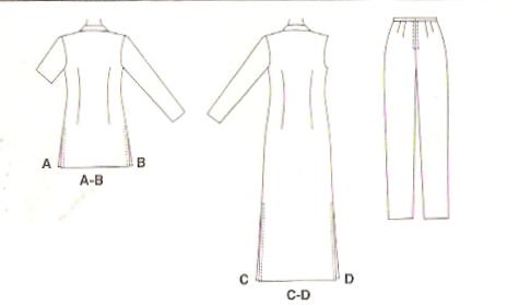 Misses Tops, Duster, Dress And Pants McCall's Sewing Pattern 4078 (Size: DD 12-14-16-18)