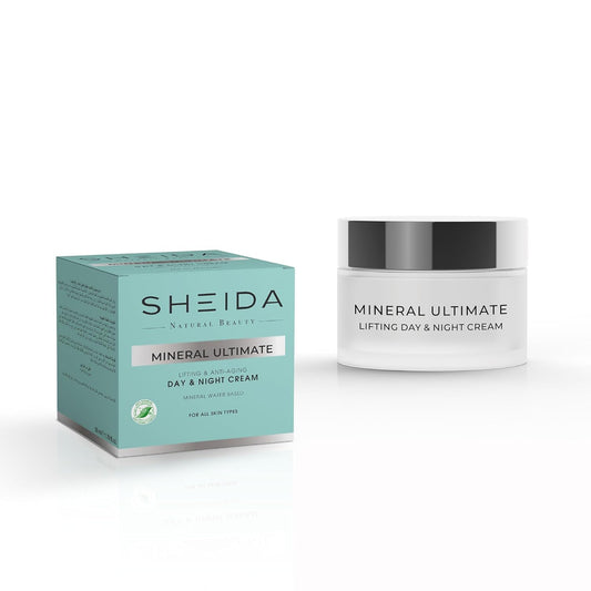 SHEIDA Mineral Ultimate Lifting Day & Night Cream, All Skin Types, Mineral Water Based