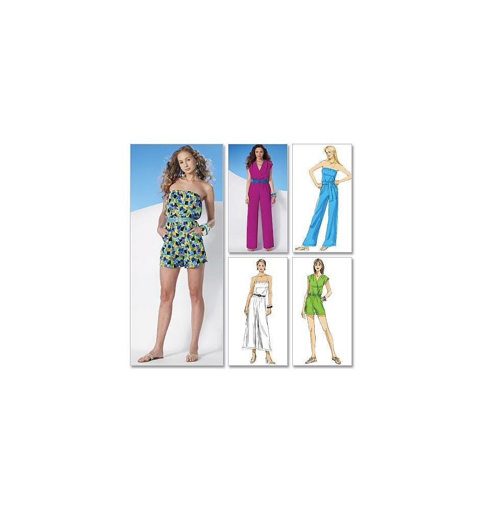 McCall's Patterns M6083 Misses' Jumpsuit in 3 Lengths and Sash
