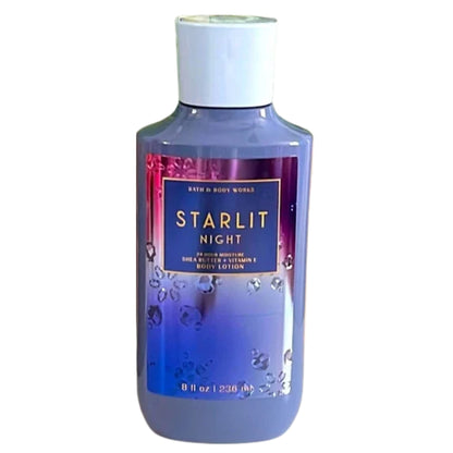 Bath and Body Works Gift Set of of 2 - 8 Fl Oz Lotion - (Starlit Night)