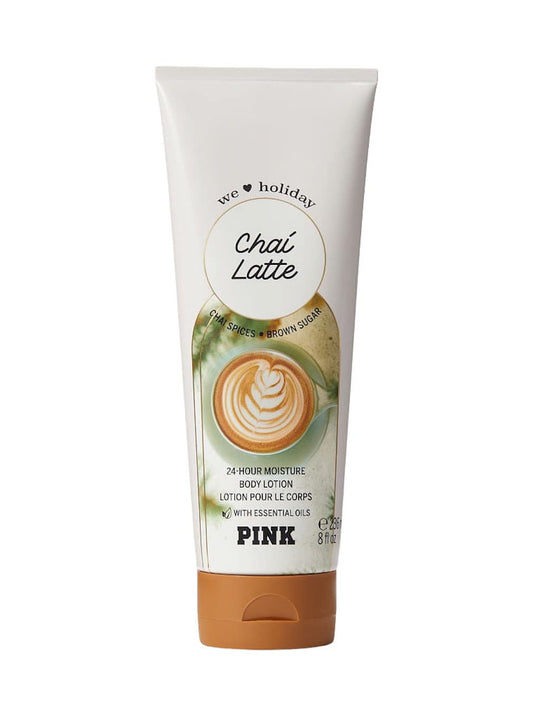 Victoria's Secret Pink Chai Latte Fragrance Body Lotion 8 Fl Oz (Chai Latte), Pack of 1, 1.0 Count