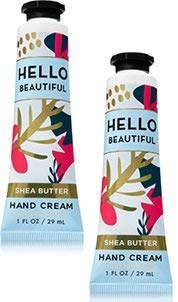 Bath and Body Works 2 Pack Hello Beautiful Hand Cream. 1 oz