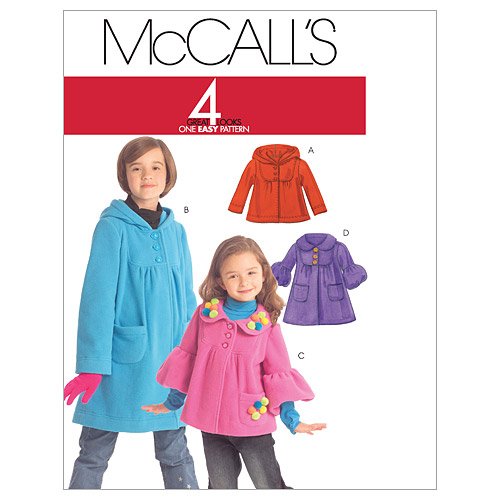 McCall's Patterns M5743 Children's/Girls' Jackets and Coats