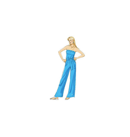 McCall's Patterns M6083 Misses' Jumpsuit in 3 Lengths and Sash