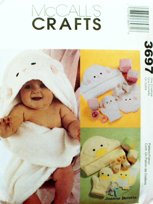 McCall's Crafts Pattern 3697 ~ Baby Room Essentials