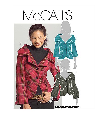 McCall's # M5478 Misses'/ Miss Petite Lined Jackets (Sizes: 6-8-10-12) Craft Pattern