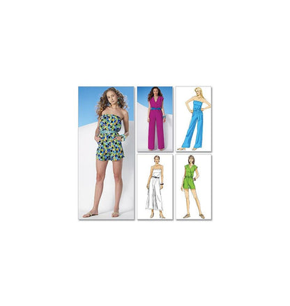 McCall's Patterns M6083 Misses' Jumpsuit in 3 Lengths and Sash