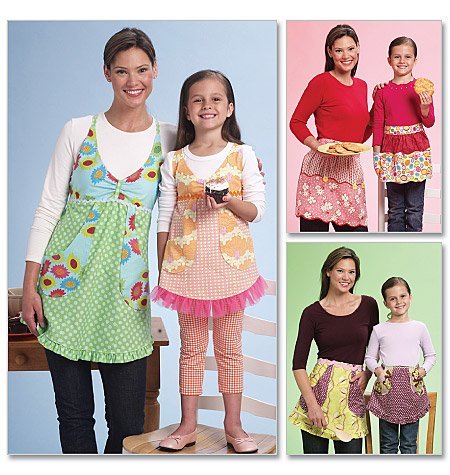 McCall's Patterns M5997 Misses'/Children's/Girls' Aprons and Pants