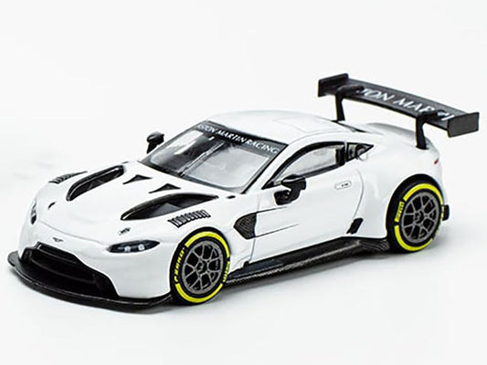 GT3 White 1/64 Diecast Model Car by Pop Race PR640045