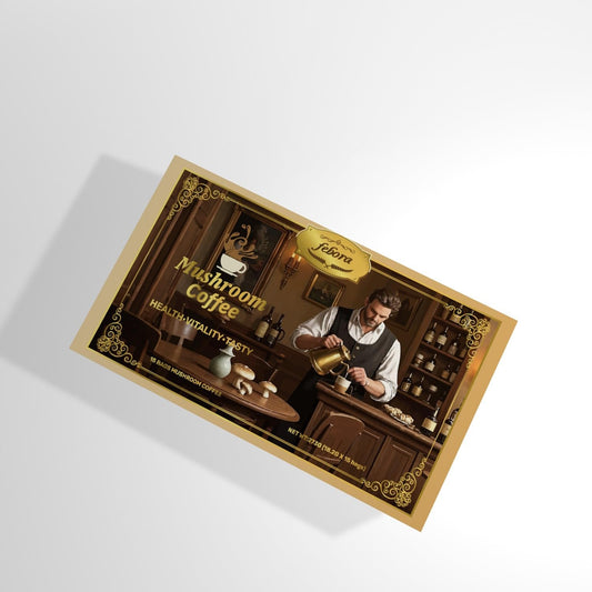 Febora Mushroom Coffee, Health and Vitality Blend, 15 Bags 273gramm