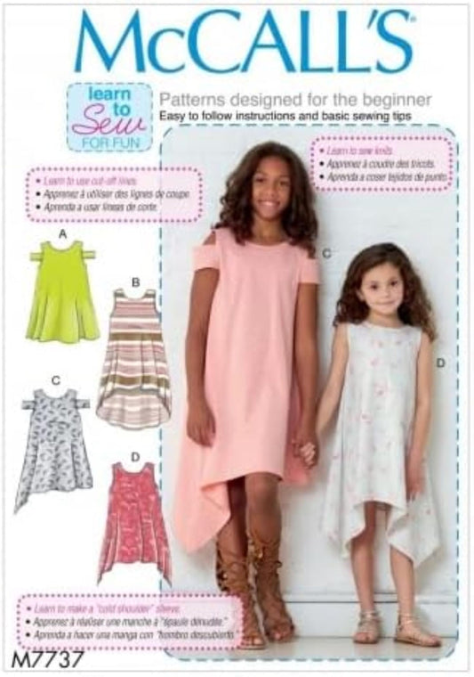 McCall's Patterns Children's/Girls Dresses, CCE (3-4-5-6)