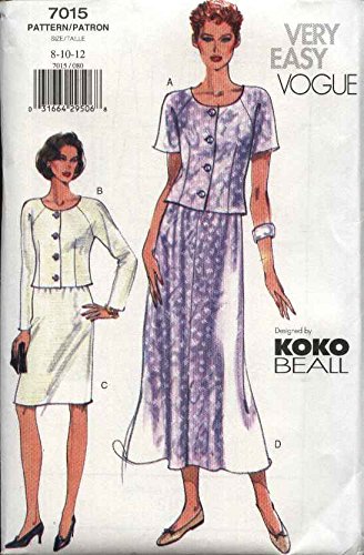 Vogue pattern 7015size 14,16,18