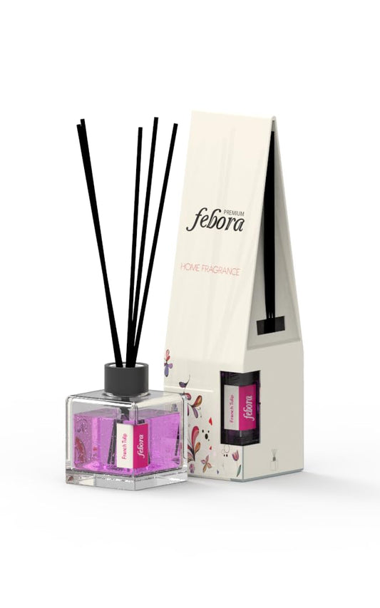 Febora Home Fragrance Reed Diffuser Set, French Tulip