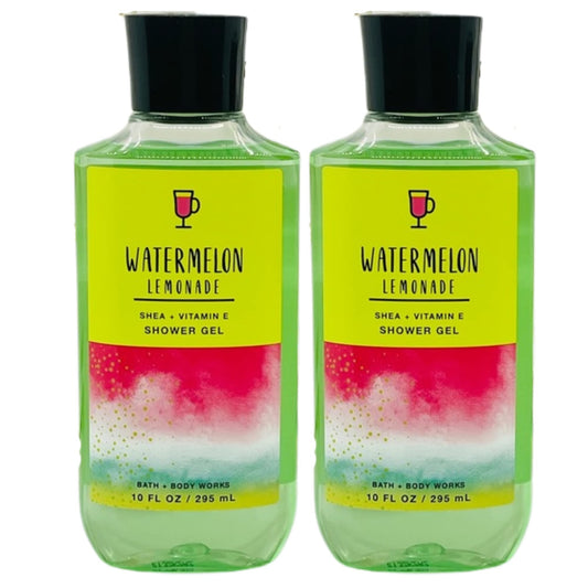 Bath and Body Works Gift Set of of 2 - 10 Fl Oz Shower Gel (Watermelon Lemonade), Multicolor