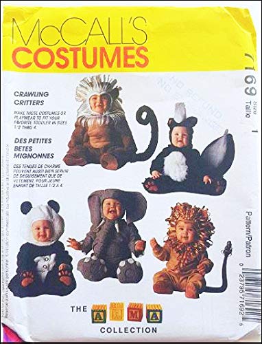 McCall's 7169 Toddler Costume Sewing Pattern Size 1
