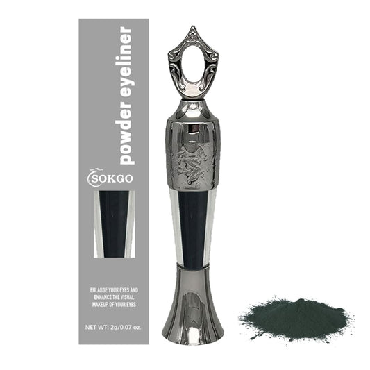 Powder Eyeliner, 100% Handmade Natural powder eyeliner, Easy to Apply Formula, Easily Removed, Last for All Day Long