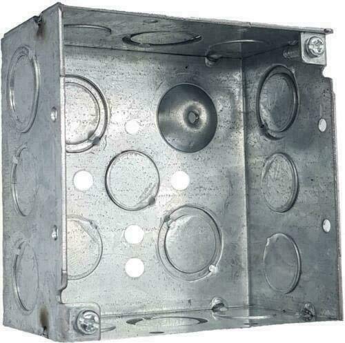 Electrical Box, Square, 4" x 4" x 2", 30.3 cu