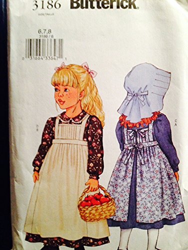Butterick 3186 Girls Size 6, 7, 8
