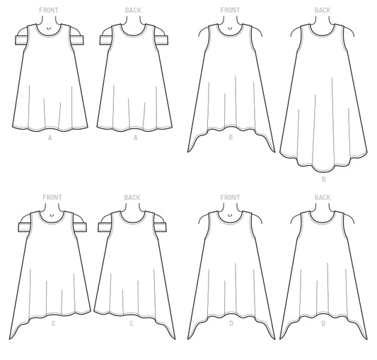 McCall's Patterns Children's/Girls Dresses, CCE (3-4-5-6)