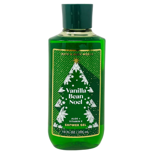 Bath and Body Works 2 Pack Vanilla Bean Noel Shower Gel 10 Oz.